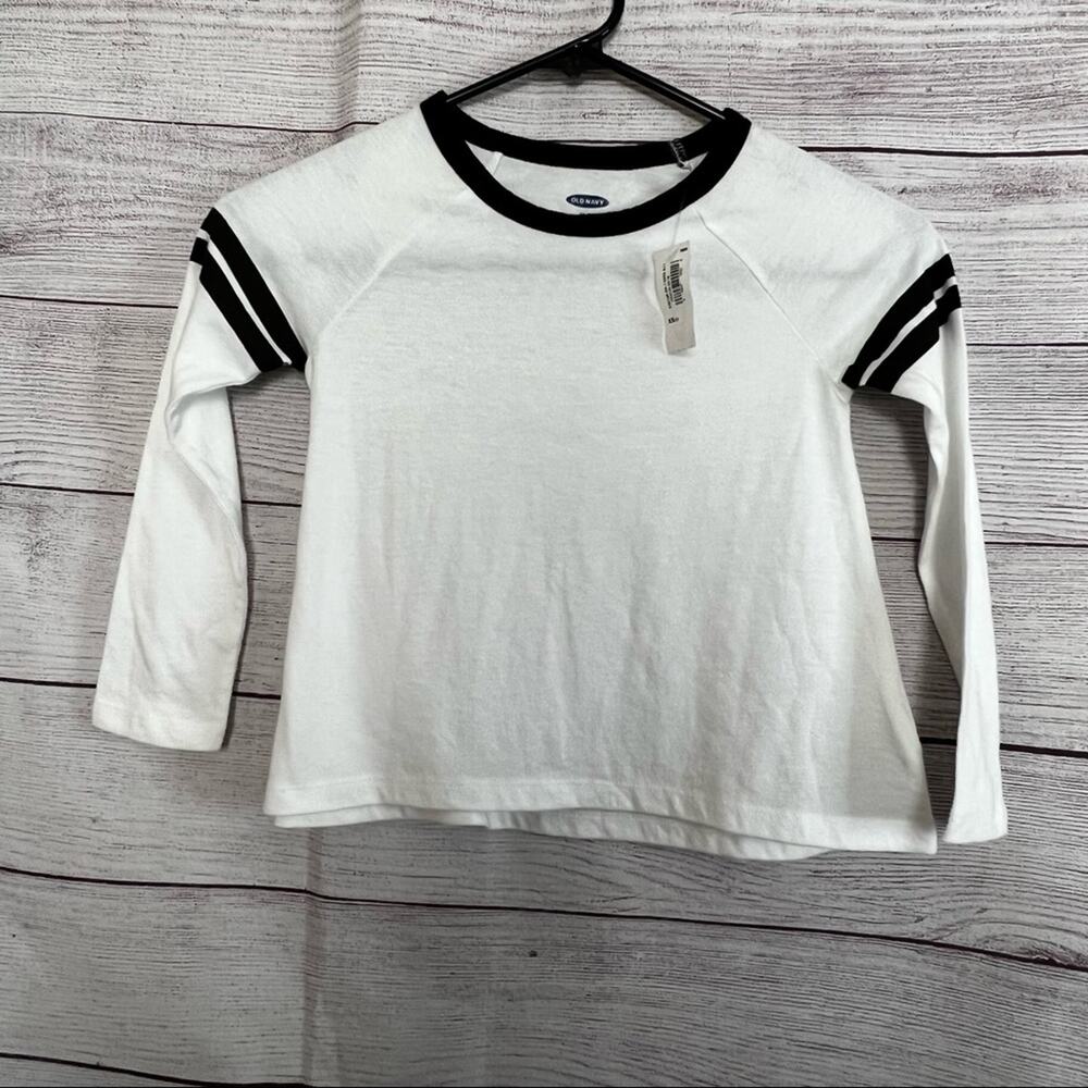 Old Navy Girls Crewneck  Long Sleeve Tee Sz (xs) 5